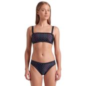 Arena 007078515 Rainbow Monogram Siyah Kadın Yüzücü Bikini