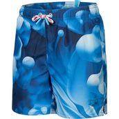 Arena 007186720 Mavi Water Prints Beach Çocuk Deniz Şortu