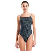 Arena Water Prints Swimsuit Kadın Siyah Yüzücü Mayo 009398506