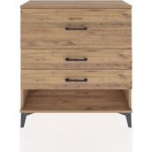 Arges Şifonyer 3 Çekmeceli 88X30X96 Çam-Çam - Atlas Çam