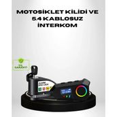 Argesco Mühendislik Motosiklet ve Günlük Kullanım Için Bluetooth Hoparlör ve Disk Kilidi Seti
