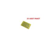 Arı Kovanı Ve Ağaç Numara Plastik Etiket 10x5 Cm - 25 Adet