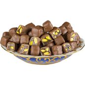 Arı Lokumları 250 gr Çikolata Kaplı Duble Antep Fıstıklı Lokum