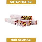 Arı Lokumları 500 gr Antep Fıstıklı Narlı Rulo Lokum
