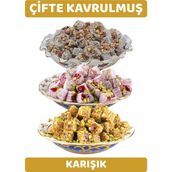 Arı Lokumları 500 gr Çifte Kavrulmuş Antep Fıstıklı Karışık Lokum