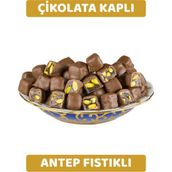 Arı Lokumları 500 gr Çikolata Kaplı Duble Antep Fıstıklı Lokum