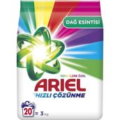 Ariel Dağ Esintisi Renkliler 3 kg Toz Deterjan