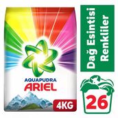Ariel Dağ Esintisi Renkliler 4 kg Toz Çamaşır Deterjanı