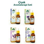 Arifoğlu Çiçek Büyüsü Mavi Anemon Yağı 20 ml + Menekşe Yağı 20 ml + Yasemin Yağı 20 ml + Lavanta Yağı 20 ml Aromaterapi Seti