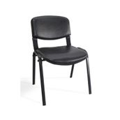 Arj I Office Furniture & Desing Siyah Ofis Büro Bekleme Misafir Form Koltuğu Sandalyesi 007
