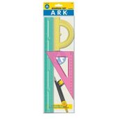Ark Çizim Seti 30 cm Cetvelli 4 parça