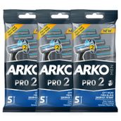 Arko 15 Adet Men Pro 2 Çift Bıçaklı Tıraş Bıçağı