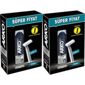 Arko Men 10 Adet Tekli Tıraş Bıçağı + 2'li Set Pro 200 ml Force Tıraş Köpüğü