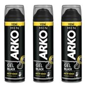 Arko Men Black 3x200 ml Tıraş Jeli