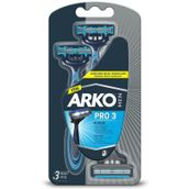 Arko Men Pro 3 Üç Bıçaklı 3'lü Tıraş Bıçağı