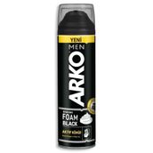 Arko Men Shaving Foam Black 200 ml Arko Men Black Tıraş Köpüğü