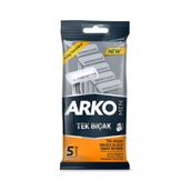 Arko Men Tek Bıçaklı 5'li Tıraş Bıçağı
