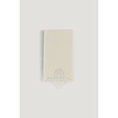 Arliva Home Sedef Krem 30x50 Kadife Nakışlı Çeyiz Havlusu
