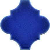Armada Çini 12x12 Ottoman Düz Arabesk Kobalt Çini Karo Seramik