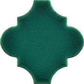 Armada Çini 12x12 Ottoman Düz Arabesk Yeşil Çini Karo Seramik