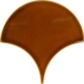 Armada Çini 17x17 cm Karamel Balık Pulu Damla Çini Seramik