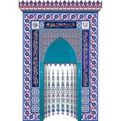 Armada Çini 180x290 Mescit Mihrap Cami Mihrapları