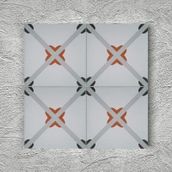 Armada Çini 20x20 Papatya Porselen Yer Çinisi