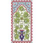 Armada Çini 20X40 Cm Ed 161 Saksılı Eldekoru Çini Pano