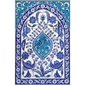Armada Çini 40X60 Cm Ed 505 Mavi Beyaz Eldekoru Çini Pano