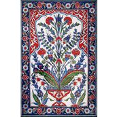 Armada Çini 40X60 Cm Ed 510 Yeşil Hançerli Eldekoru Çini Pano