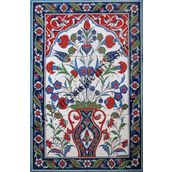 Armada Çini 40X60 Cm Ed 511 Saksılı Eldekoru Çini Pano