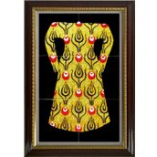 Armada Çini 40x60 Cm ED 655 Yaldızlı Kaftan Çini Pano