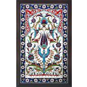 Armada Çini 60X100 Cm Ed 624 Hançerli Eldekoru Çini Pano