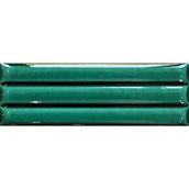 Armada Çini 7x21 cm Bambu Yeşil Desenli Çini Seramik Karo