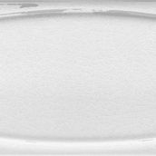Armada Çini 7x21 cm Elips Beyaz Desenli Çini Seramik Karo
