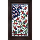 Armada Çini ED 150 20x40 cm Lalezar Eldekoru Çini Pano