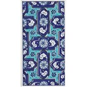 Armada Çini ED 220 10x20 cm Mavi Geometrik Eldekoru Çini Karo