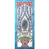 Armada Çini ED-702 40X100 Cm Göbekli Eldekoru Çini Pano