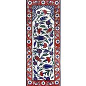 Armada Çini ED-707 40X100 Cm Lalezar Eldekoru Çini Pano