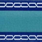 Armada Çini KS 60 10x20 cm Zincir Desenli Yeni Modern Çini Bordür
