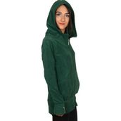 Armadillos Kapüşonlu Kadın Polar Eldivenli Detaylı Bayan Polar Sweatshirt - Haki Yeşil