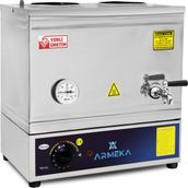 Armeka Gri Platin 30 Litre Elektrikli Pleytsiz Çay Kazanı & Kahveci Kazanı Sanayi Tipi