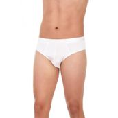 Armin Loretta 6 Adet Beyaz 395 Yıldız Erkek Bambu Slip Külot
