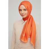 Armine 3 ODR0001084S Turuncu Trend Violet Şal