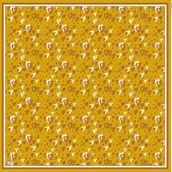 Armine 6088-18 Soft Koyu Hardal Desenli Eşarp