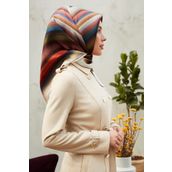 Armine 8237D-02 Nostalji Serisi Twill İpek Eşarp