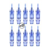 ARMONİKONYA 10 Adet Nano Kapaklı Dr.pen A6,m5,m7,n2c,e30 A1 Mavi Kapaklı Kartuş Dermapen Iğnesi Orjinal Bbglow
