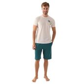 Arnetta 2982 Krem Şortlu Erkek Pijama Takımı