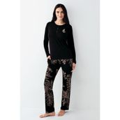 Arnetta Kadın Siyah Pijama Takımı