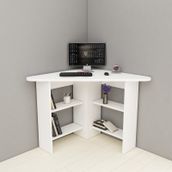 Arnetti Köşe Çalışma Masası Corner Ofis Masası Beyaz